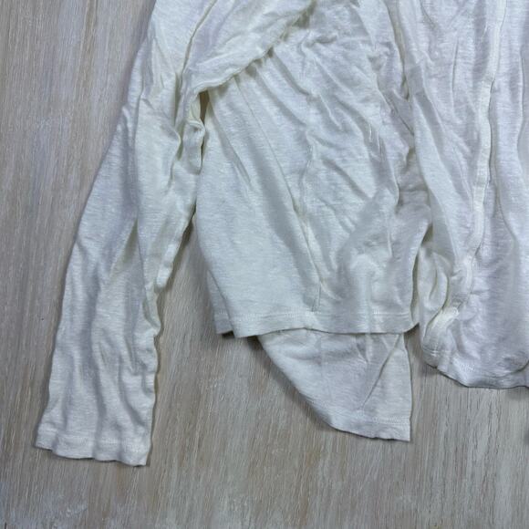 Sundance White Open Front Lightweight Casual Layering Versatile Knit Cardigan XS - Picture 9 of 12